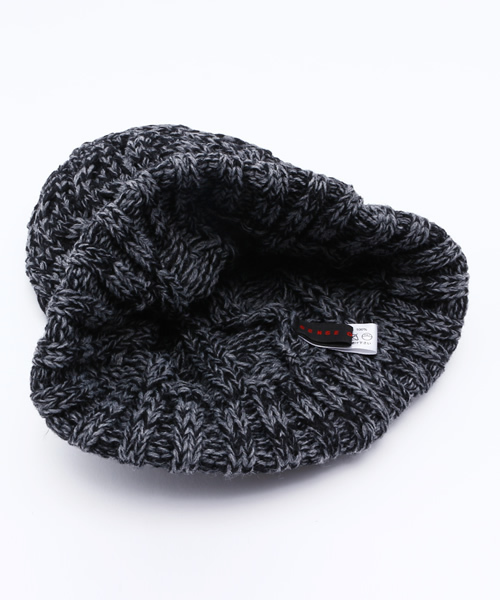SENSE OF PLACE by URBAN RESEARCH（センスオブプレイスバイアーバンリサーチ）の「-A-メランジケーブルニットワッチ（ニットキャップ/ビーニー・メンズ・オフホワイト/ネイビー/ブラック・FREE）」の4枚目の写真