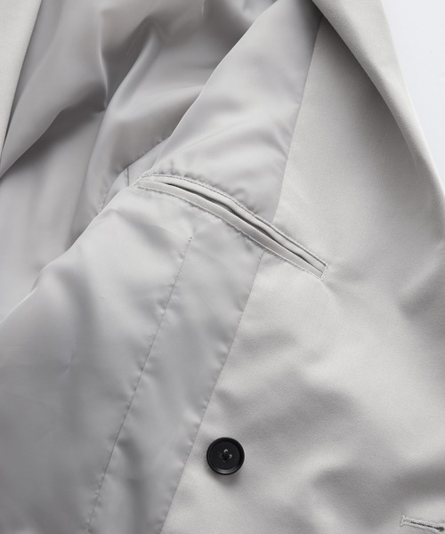 cussil(クシル)の「【cussil/クシル】ルーズシルエットダブルブレストテーラードジャケット【セットアップ対応】(テーラードジャケット・メンズ・ブラック/ライトグレー・L/M/S/XS)」の11枚目の写真