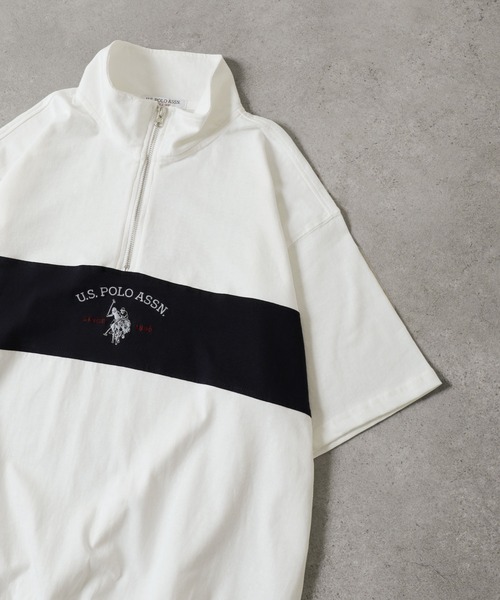 長袖 ハーフジップ ポロシャツ ホワイト | ゴルフ | ニューエラ