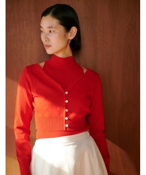 カーディガン randeboo accent cardigan top RANDEBOO Accent cardigan topの通販 by mirai's closet｜ラクマ