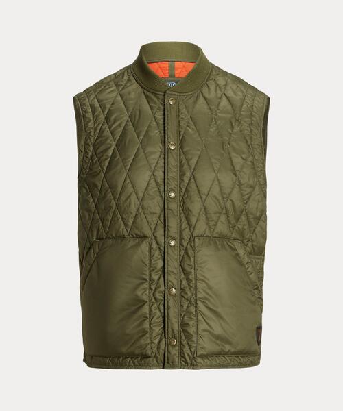 POLO RALPH LAUREN ウォーターリペラント キルテッド ベスト M ウォーターリペラント パッカブル ベスト（ダウンベスト）｜POLO RALPH