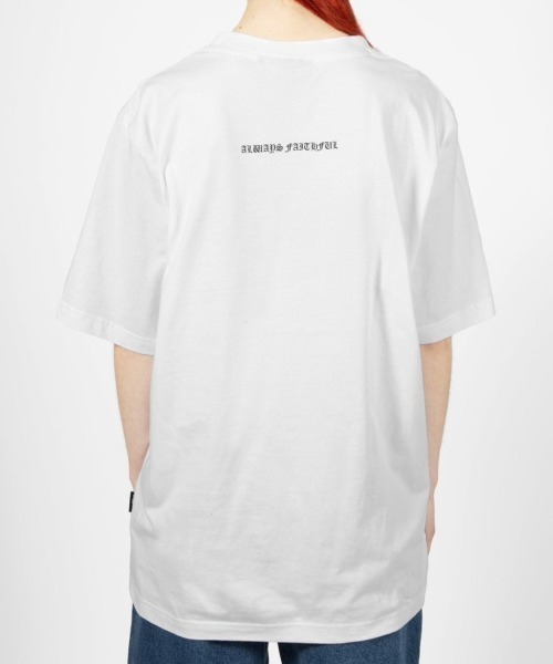 WASTED PARIS(ウェイステッドパリス)の「【WASTED PARIS】T-SHIRT PITCHER / 【ウェイステッドパリス】ロゴプリント半袖Tシャツ(Tシャツ/カットソー・メンズ・ホワイト/ブラック・XL/L)」の16枚目の写真