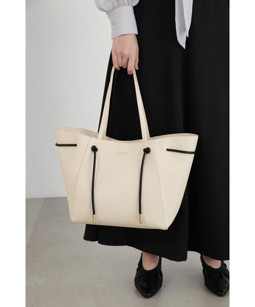 JILL STUART（ジルスチュアート）の「◆ナロウストリングトート（トートバッグ・レディース・ホワイト/ベージュ/ブラック・ﾌﾘ-）」の15枚目の写真