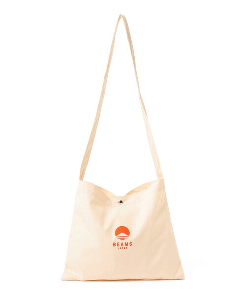 BEAMS JAPAN(ビームス ジャパン)の「ビームス ジャパン ロゴ サコッシュ(ショルダーバッグ・メンズ・オフホワイト/ネイビー/ホワイト系その他5・ONE SIZE)」の6枚目の写真