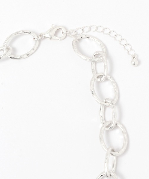 GLOBAL WORK Smile Seed Store（グローバルワーク スマイルシードストア）の「楕円チェーンネックレス1/108547（ネックレス・レディース・ゴールド/シルバー・FREE）」の4枚目の写真