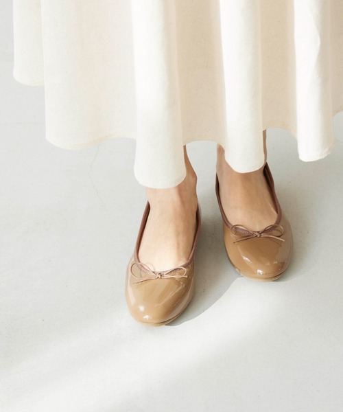 menue（メヌエ）の「レイン バレエシューズ（レインシューズ・レディース・ブラック系/ブラウン系/ブラック・23.0cm/22.5cm/22.0cm/21.5cm/26.0cm/25.5cm/25.0cm/24.5cm/24.0cm/23.5cm）」の3枚目の写真