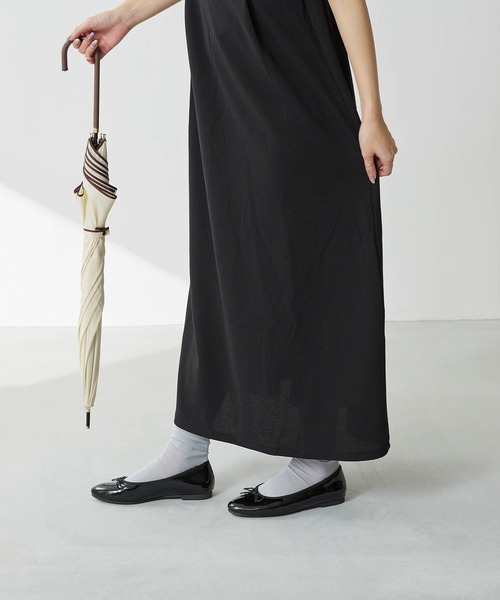 menue（メヌエ）の「レイン バレエシューズ（レインシューズ・レディース・ブラック系/ブラウン系/ブラック・23.0cm/22.5cm/22.0cm/21.5cm/26.0cm/25.5cm/25.0cm/24.5cm/24.0cm/23.5cm）」の5枚目の写真