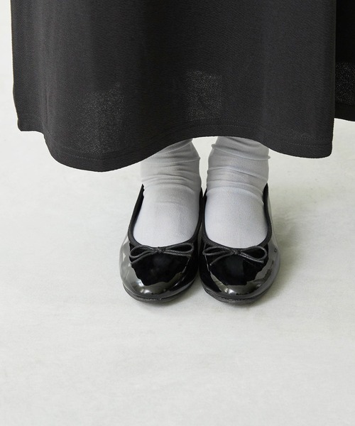 menue（メヌエ）の「レイン バレエシューズ（レインシューズ・レディース・ブラック系/ブラウン系/ブラック・23.0cm/22.5cm/22.0cm/21.5cm/26.0cm/25.5cm/25.0cm/24.5cm/24.0cm/23.5cm）」の7枚目の写真