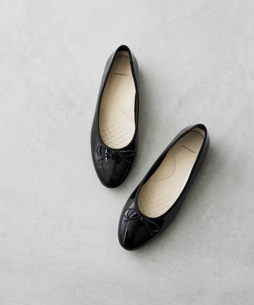 menue（メヌエ）の「レイン バレエシューズ（レインシューズ・レディース・ブラック系/ブラウン系/ブラック・23.0cm/22.5cm/22.0cm/21.5cm/26.0cm/25.5cm/25.0cm/24.5cm/24.0cm/23.5cm）」の13枚目の写真