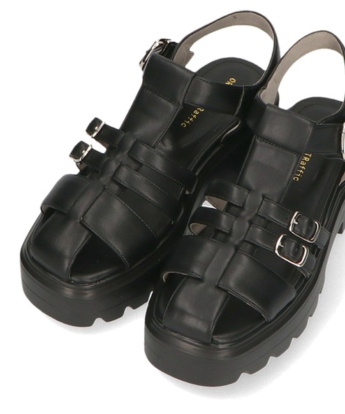 ORiental TRaffic(オリエンタルトラフィック)の「厚底グルカサンダル/41223(サンダル・レディース・グリーン/ブラック・L/M/S/LL)」の6枚目の写真