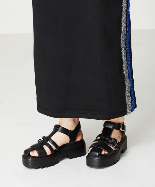 ORiental TRaffic(オリエンタルトラフィック)の「厚底グルカサンダル/41223(サンダル・レディース・グリーン/ブラック・L/M/S/LL)」の15枚目の写真