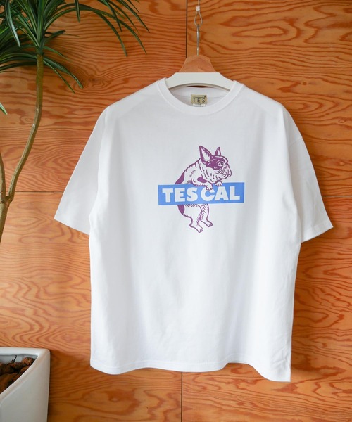 エンドレスサマー　　TES   半袖Tシャツ　　ビックシルエット　　薄紫 The Endless Summer（エンドレスサマー）の「【WEB / FLAG SHOP限定