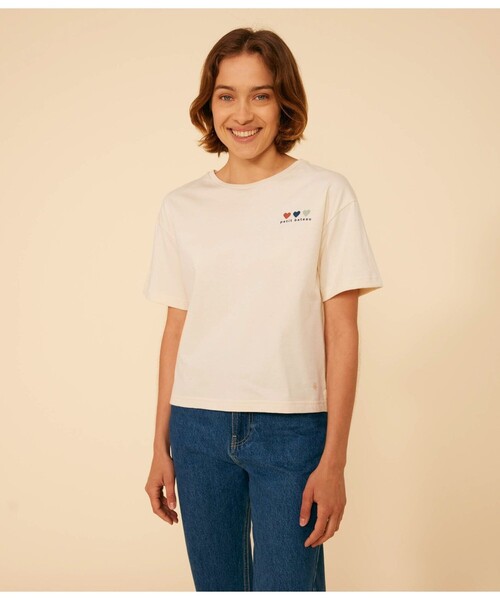 セール】ボクシー半袖Tシャツ（Tシャツ/カットソー）｜PETIT