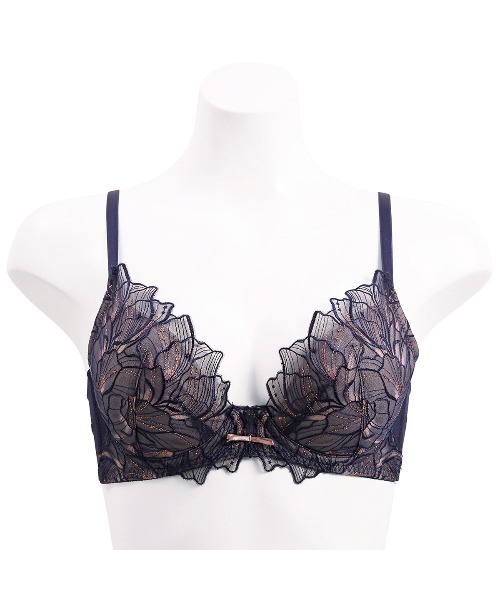 mignon la vie a duex（ミニヨン ラヴィアドゥ）の「【Le petale/ルペタル】ブラジャー 単品（ブラジャー・レディース・ピンク/ライトグリーン/ダークネイビー・B70/B75/B80/C65/C70/C75/C80/D65/D70/D75/D80/E65/E70/E75/F65/F70/F75）」の7枚目の写真