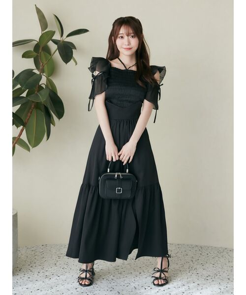 EATME(イートミー)の「ラッフルシャーリングTOP(Tシャツ/カットソー・レディース・ピンク/アイボリー/ブラック・FREE)」の8枚目の写真