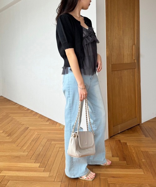 【値下げ】NACHE 2-PIECE ビスチェ カーディガン トップス セット 値下げ】NACHE 2-PIECE ビスチェ カーディガン トップス セット