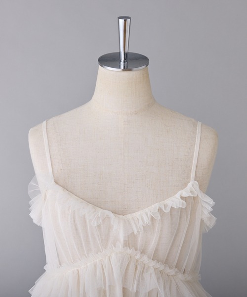 チュールビスチェセットカーディガン（アンサンブル）｜one after