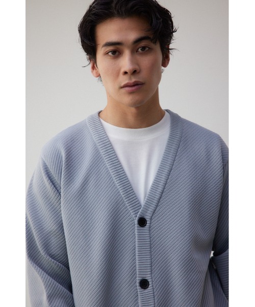 AZUL by moussy（アズールバイマウジー）の「レイヤードセットカーディガン（カーディガン/ボレロ・メンズ・ライトグレー/ブラック/ブルー/グリーン・FREE）」の17枚目の写真