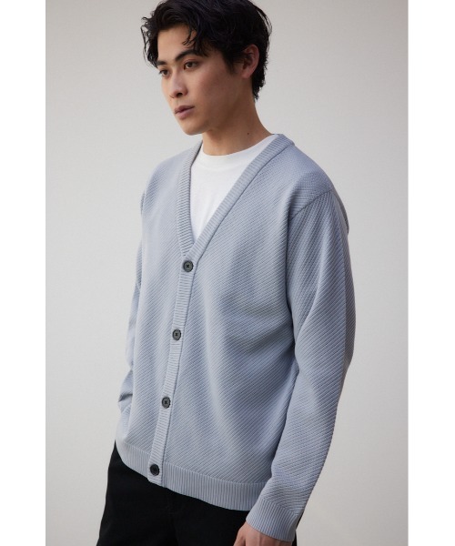 AZUL by moussy（アズールバイマウジー）の「レイヤードセットカーディガン（カーディガン/ボレロ・メンズ・ライトグレー/ブラック/ブルー/グリーン・FREE）」の18枚目の写真