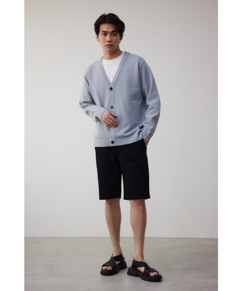 AZUL by moussy（アズールバイマウジー）の「レイヤードセットカーディガン（カーディガン/ボレロ・メンズ・ライトグレー/ブラック/ブルー/グリーン・FREE）」の19枚目の写真