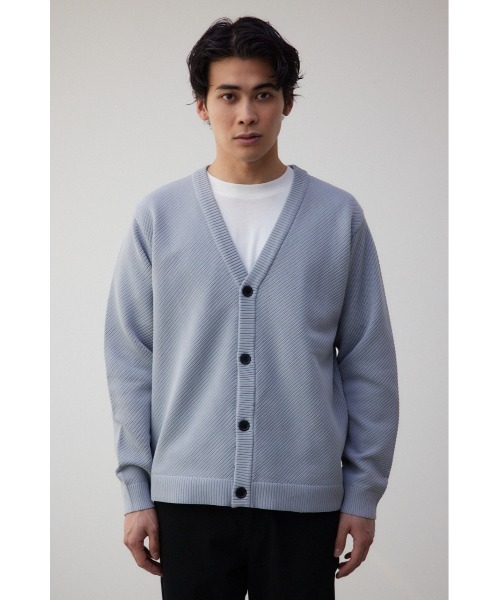 AZUL by moussy（アズールバイマウジー）の「レイヤードセットカーディガン（カーディガン/ボレロ・メンズ・ライトグレー/ブラック/ブルー/グリーン・FREE）」の20枚目の写真