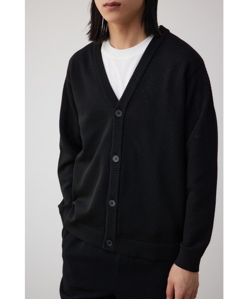 AZUL by moussy（アズールバイマウジー）の「レイヤードセットカーディガン（カーディガン/ボレロ・メンズ・ライトグレー/ブラック/ブルー/グリーン・FREE）」の5枚目の写真