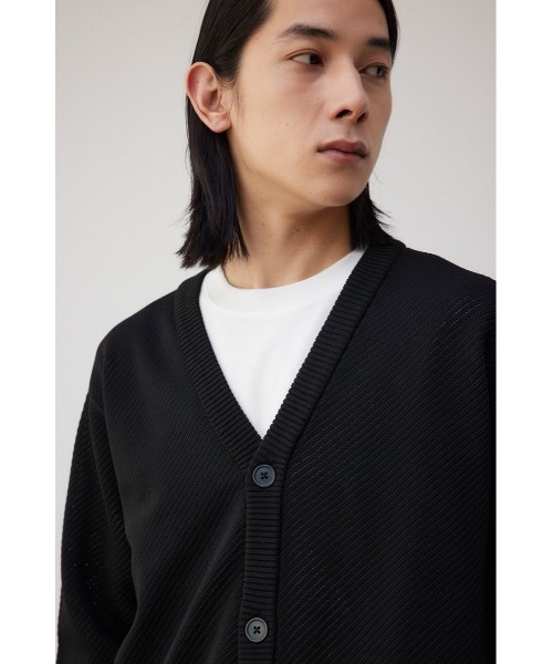 AZUL by moussy（アズールバイマウジー）の「レイヤードセットカーディガン（カーディガン/ボレロ・メンズ・ライトグレー/ブラック/ブルー/グリーン・FREE）」の6枚目の写真