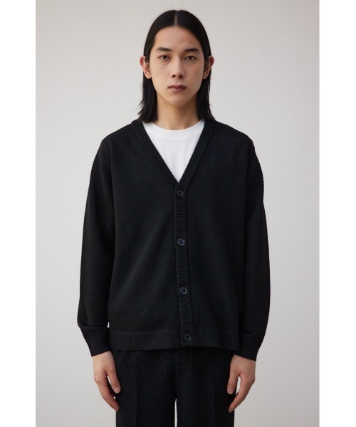 AZUL by moussy（アズールバイマウジー）の「レイヤードセットカーディガン（カーディガン/ボレロ・メンズ・ライトグレー/ブラック/ブルー/グリーン・FREE）」の8枚目の写真