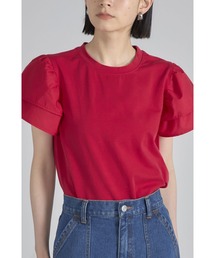 フリルスリーブTシャツ