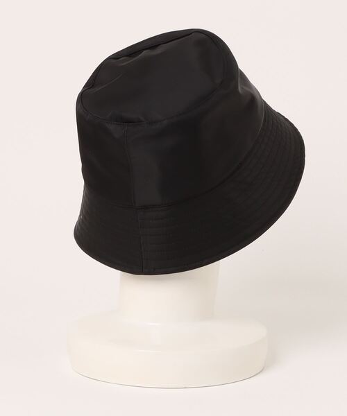 BACK NUMBER(バックナンバー)の「【BACK NUMBER】ナイロンバケットハット(ハット・レディース・ベージュ/ブラック・フリー)」の3枚目の写真