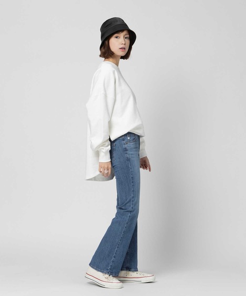 BACK NUMBER(バックナンバー)の「【BACK NUMBER】ナイロンバケットハット(ハット・レディース・ベージュ/ブラック・フリー)」の4枚目の写真