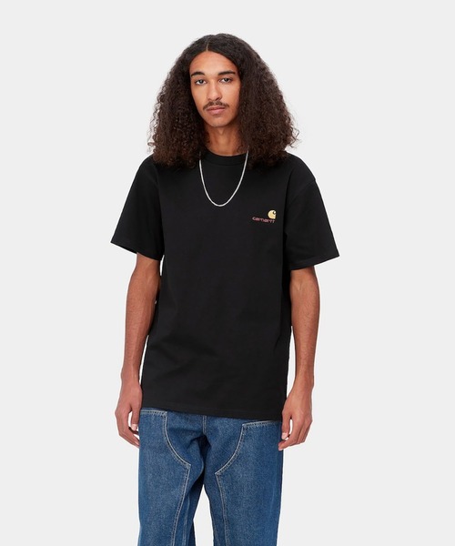 CARHARTT WIP S/S American Script T-Shirt（カーハートワークインプログレス S/S アメリカン スクリプト ティーシャツ）（Tシャツ/カットソー）｜Carhartt WIP（カーハートダブリューアイピー）