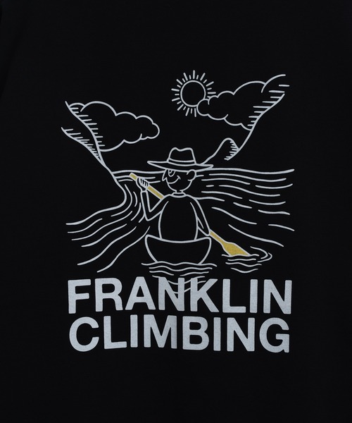 Franklin Climbing（フランクリンクライミング）の「【Franklin Climbing】カヌーバックロゴプリントテック半袖Tee（Tシャツ/カットソー・メンズ・ホワイト/ブラック/オレンジ/ライトグレー・MEDIUM/X-LARGE/LARGE）」の16枚目の写真