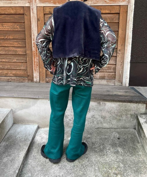 byYOUANCE(バイユアンス)の「ニットフレアパンツ(その他パンツ・レディース・その他6/その他2/グリーン/その他1/その他5・SMALL/MEDIUM)」の13枚目の写真