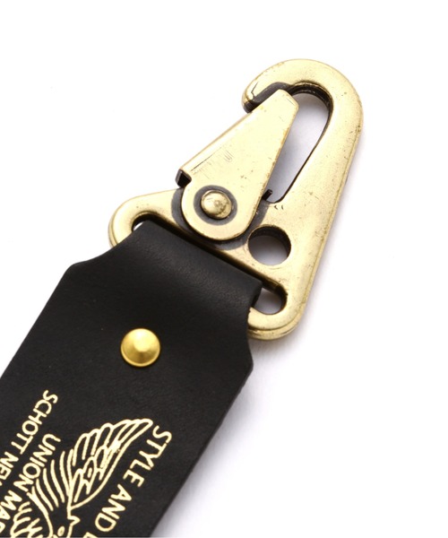 schott（ショット）の「Schott/ショット/MILITARY HOOK/ミリタリー フック（キーホルダー・メンズ・ブラック・F）」の3枚目の写真