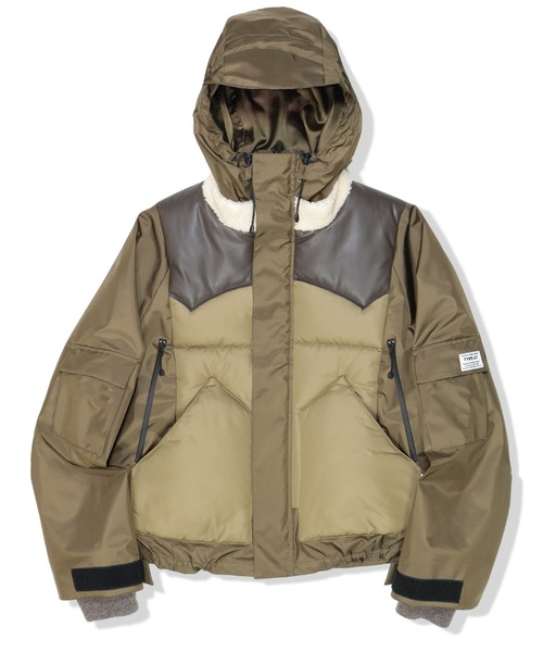 elephant TRIBAL fabrics（エレファントトライバルファブリックス）の「elephant TRIBAL fabrics Down Vest Mountain Parka Shell（ブルゾン・メンズ・ブラウン/グレー/ブラック・MEDIUM/SMALL）」の3枚目の写真