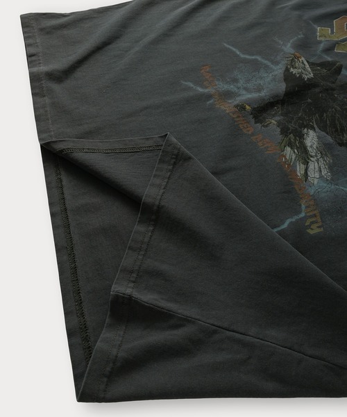 SlashDate(スラッシュデイト)の「ピグメント加工 ヴィンテージノースリーブTシャツ/タンクトップ/オーバーサイズ(タンクトップ・メンズ・ブラック系その他/ブラック系その他2/ブラック・M/L)」の4枚目の写真