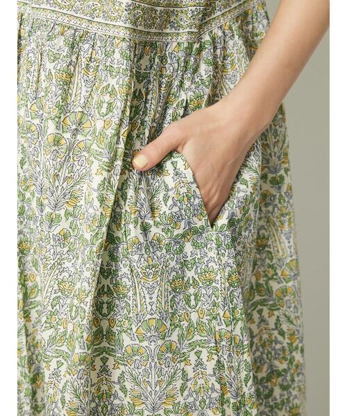 CRAFT STANDARD BOUTIQUE(クラフトスタンダードブティック)の「インド綿アラベスク柄ワンピース(ワンピース・レディース・グリーン/ブルー・FREE)」の12枚目の写真