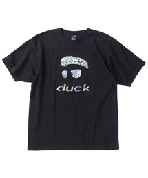 b-one-soul ビーワンソウル DUCK DUDEエンボス半袖Tシャツ 大きいサイズ ビッグシルエット オーバーサイズ