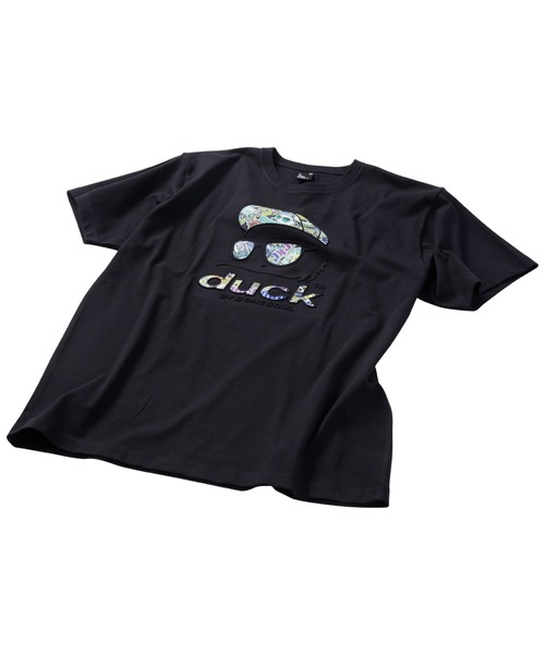 B ONE SOUL(ビーワンソウル)の「b-one-soul ビーワンソウル DUCK DUDEエンボス半袖Tシャツ 大きいサイズ ビッグシルエット オーバーサイズ(Tシャツ/カットソー・メンズ・ブラック/ホワイト・6L/5L/4L/3L)」の8枚目の写真