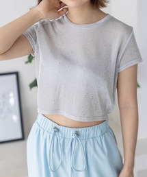 clear | ラメチビTシャツ≪2024SS新作≫(Tシャツ/カットソー)