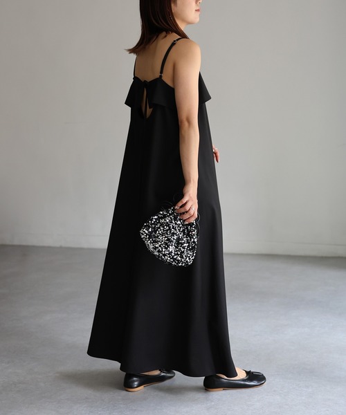 Riberry（リベリー）の「ビスチェ風キャミワンピース（ワンピース・レディース・ブラック・FREE）」の19枚目の写真