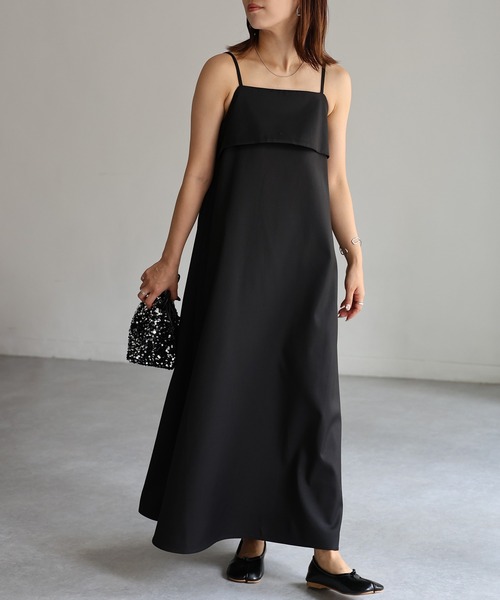 Riberry（リベリー）の「ビスチェ風キャミワンピース（ワンピース・レディース・ブラック・FREE）」の21枚目の写真