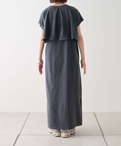 CIAOPANIC TYPY（チャオパニックティピー）の「■【WEB限定】クロップドTEE付きワンピース（ワンピース・レディース・カーキ/グレー系その他/ブラック・ONE SIZE）」の5枚目の写真