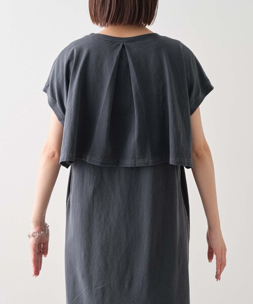 CIAOPANIC TYPY（チャオパニックティピー）の「■【WEB限定】クロップドTEE付きワンピース（ワンピース・レディース・カーキ/グレー系その他/ブラック・ONE SIZE）」の8枚目の写真