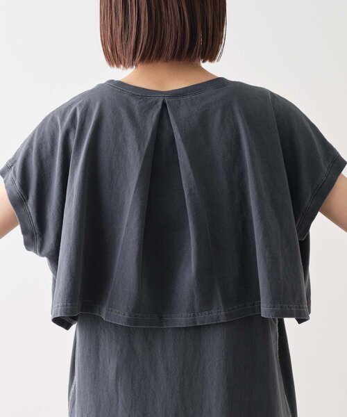 CIAOPANIC TYPY（チャオパニックティピー）の「■【WEB限定】クロップドTEE付きワンピース（ワンピース・レディース・カーキ/グレー系その他/ブラック・ONE SIZE）」の9枚目の写真