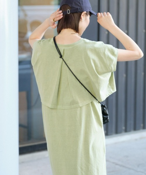 CIAOPANIC TYPY（チャオパニックティピー）の「■【WEB限定】クロップドTEE付きワンピース（ワンピース・レディース・カーキ/グレー系その他/ブラック・ONE SIZE）」の14枚目の写真