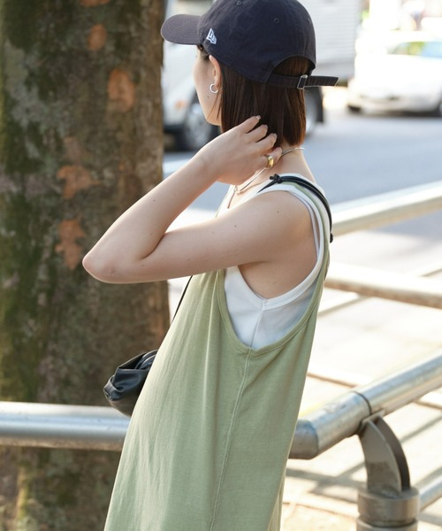 CIAOPANIC TYPY（チャオパニックティピー）の「■【WEB限定】クロップドTEE付きワンピース（ワンピース・レディース・カーキ/グレー系その他/ブラック・ONE SIZE）」の16枚目の写真