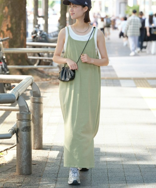 CIAOPANIC TYPY（チャオパニックティピー）の「■【WEB限定】クロップドTEE付きワンピース（ワンピース・レディース・カーキ/グレー系その他/ブラック・ONE SIZE）」の18枚目の写真