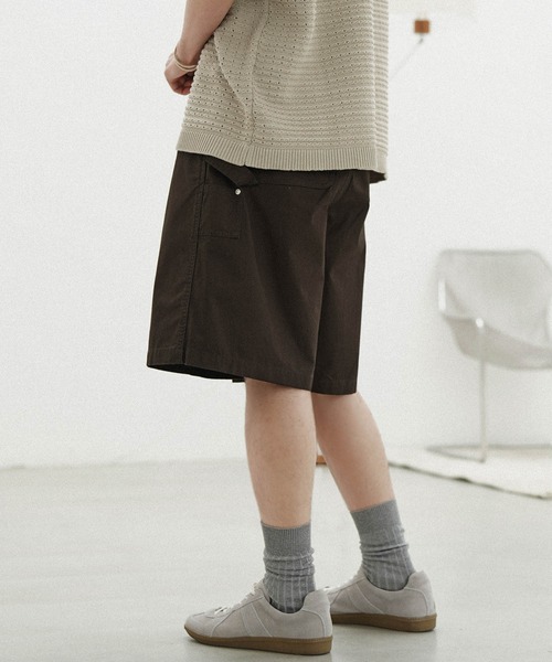 WYM LIDNM(ウィム バイ リドム)の「UTILITY WIDE SHORTS(その他パンツ・メンズ・ナチュラル/アッシュブラウン/チャコール・S/L/M)」の13枚目の写真